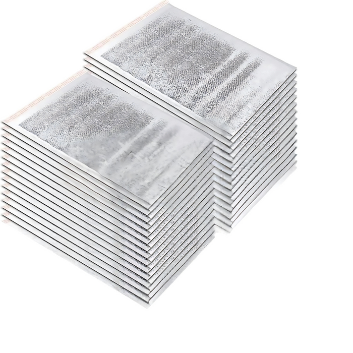 A3 Aluminum Thermal Foam Pouches (13x16 Inches / 33x40x4 CM Flap) – Self-Sealing, Waterproof Cushioning for Food and Fragile Items