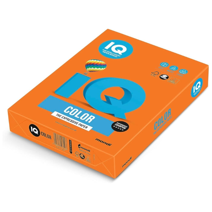 Mondi A4 All-Purpose Copy Paper β 80 GSM, Orange Color, Ideal for Office & Craft Use
