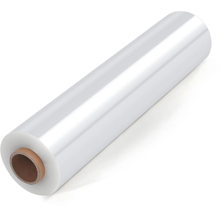 1.8 KG Clear Stretch Wrap Roll - 50 CM Wide, Heavy-Duty Film with 400g Core