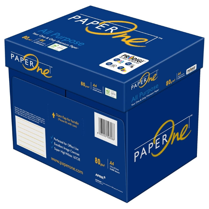 PaperOne™ A4 Size All Purpose Premium Copy Paper, 80 GSM