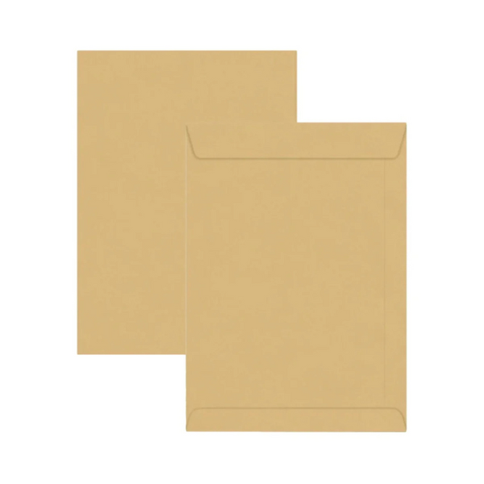 Hispapel Envelope 254 x 177 mm, 10 x 7 inches, B5, 90GSM, Brown