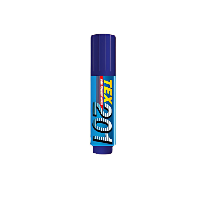 TEX 201 Jumbo 15 mm Chisel Tip Permanent Marker Blue
