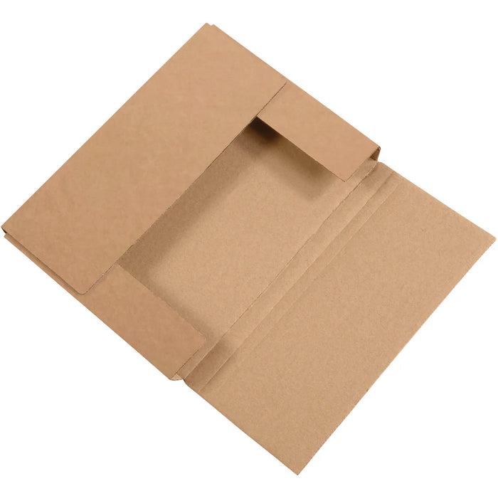 Brown Cardboard Easy-Fold Mailer Boxes (32×22×6 CM)