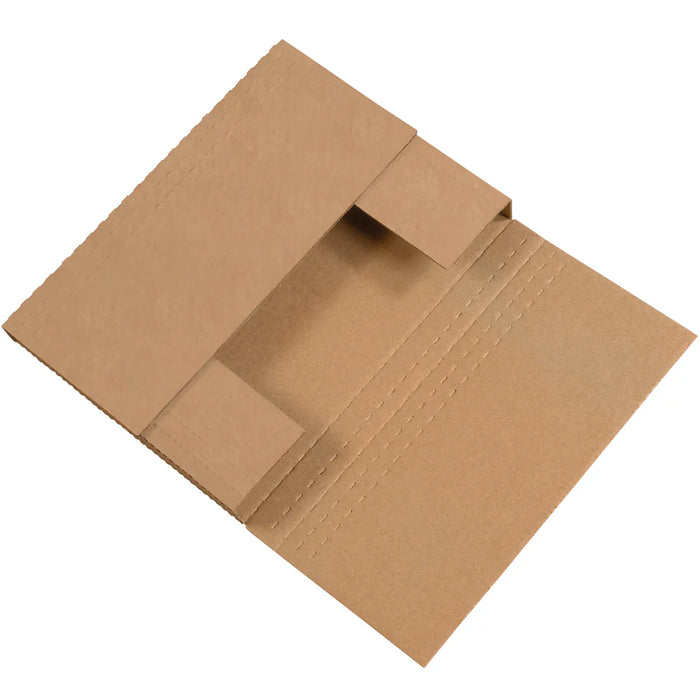 Brown Cardboard Easy-Fold Mailer Boxes (42×32×6 CM)