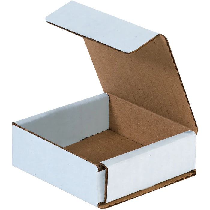 White Corrugated E-Commerce Mailer (8x8x3 CM)