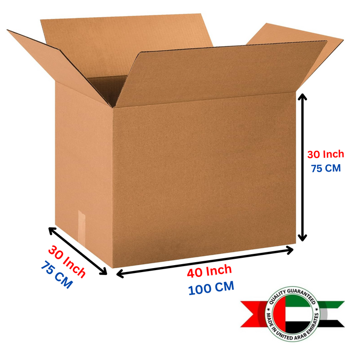 Heavy Duty Cardboard Wardrobe Box 40x30x30 inches (100x75x75 cm)