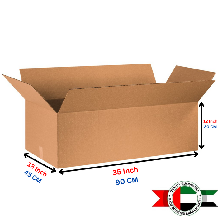 Heavy Duty Cardboard Wardrobe box 35x18x12 inches (90x45x30 cm)