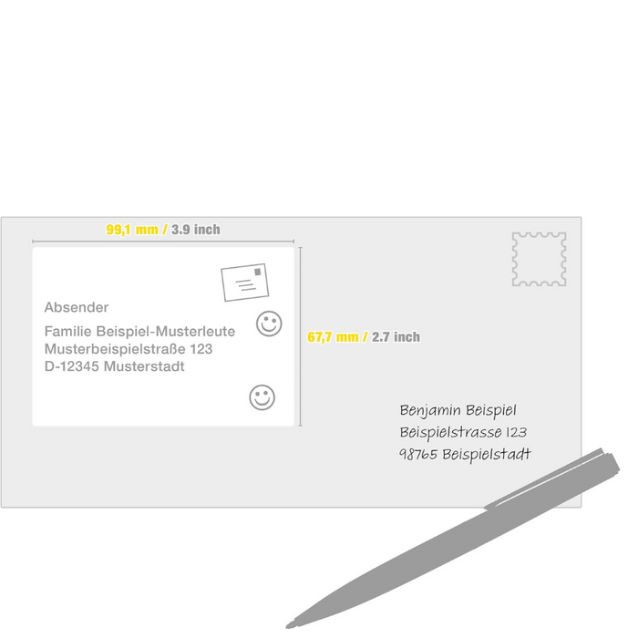 TOP STICK Self Adhesive Multi-Purpose Labels, 8 Labels Per A4 Sheet, 100 Sheets Laser And Inkjet Printers