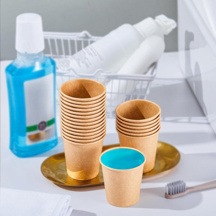 2.5 Oz Kraft Daily Use Rigid Paper Cups.