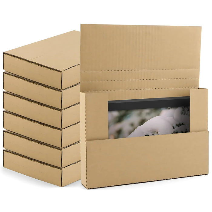 Brown Cardboard Easy-Fold Mailer Boxes