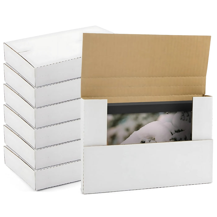 White Cardboard Easy-Fold Mailer Boxes