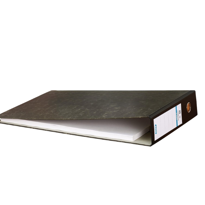 Elba Rado A3 Plastic Heavy Duty Black Lever Arch File, With Internal Pocket, Foolscap Size (8 CM / 3 Inch)