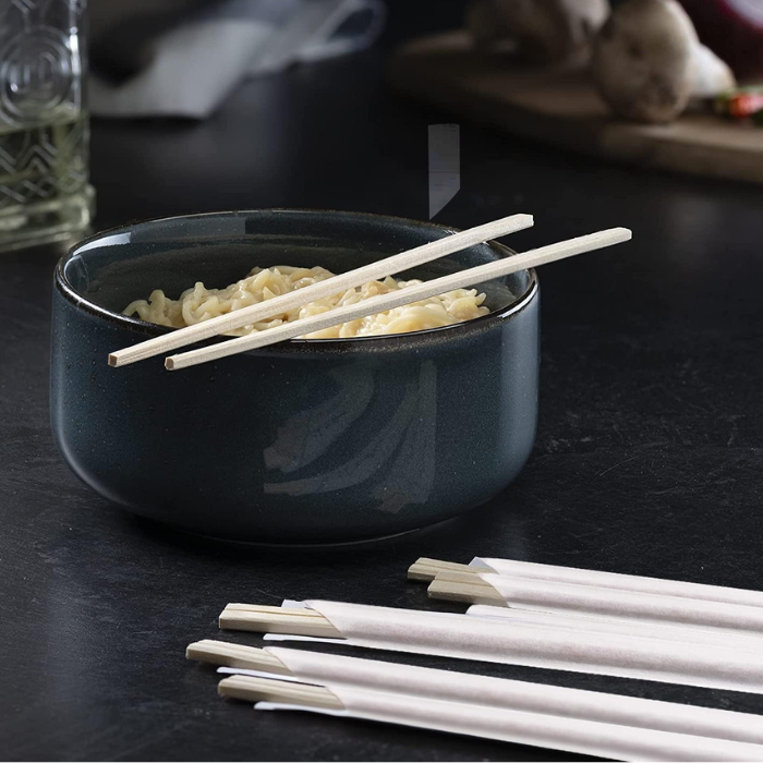 23 CM/9 Inches Disposable Bamboo Chopsticks Individually Wrapped, Compostable and Earth Friendly.