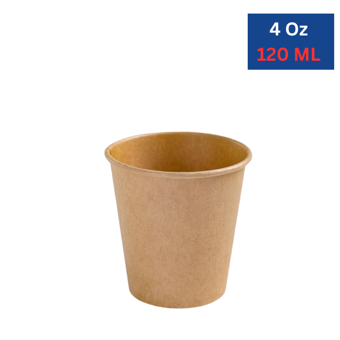 4 Oz Kraft Daily Use Rigid Paper Cups.