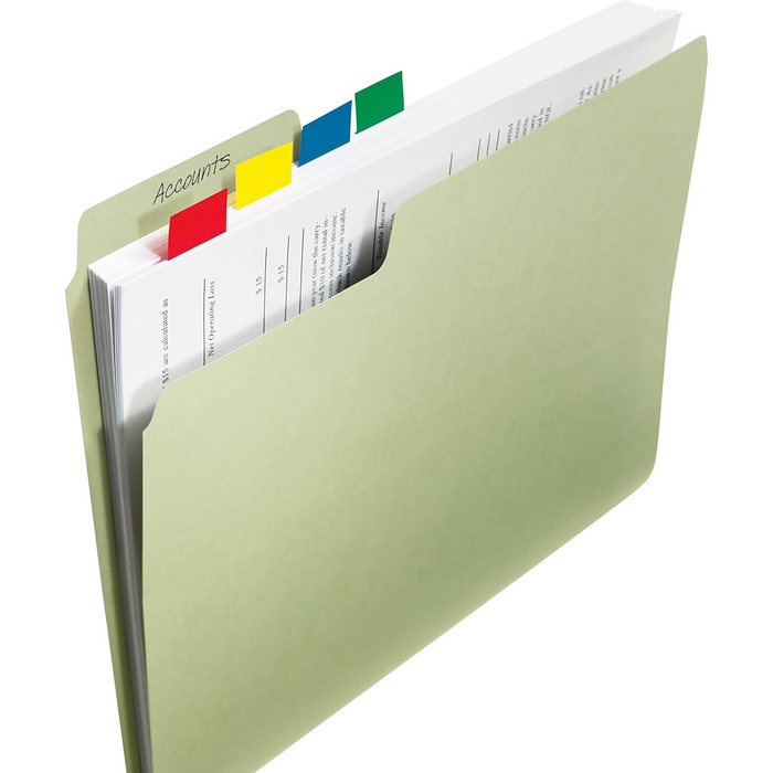 Post-it Flags Dispenser  1/2 x 1.7 in (25.4 x 43.2 mm) Green Color
