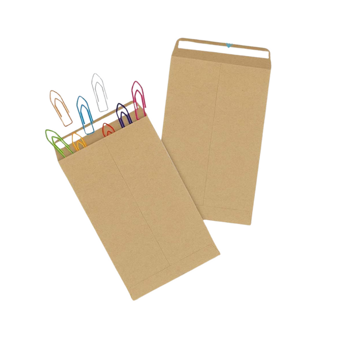 Hispapel Envelope 152 x 102 mm, 6 x 4 inches, 80 GSM, Brown
