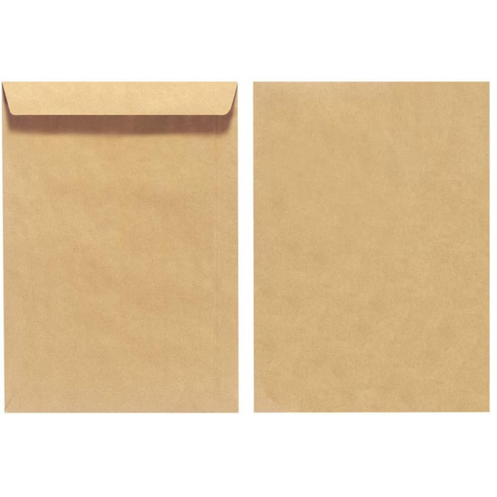 Hispapel Envelope 254 x 177 mm, 10 x 7 inches, B5, 90GSM, Brown