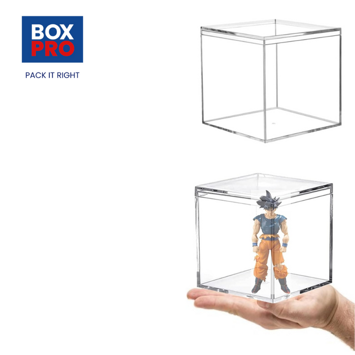 Acrylic Box Clear Boxes with Lid 100x100x100 mm