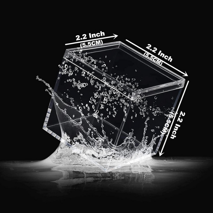 Acrylic Box Clear Boxes with Lid 55x55x55 mm