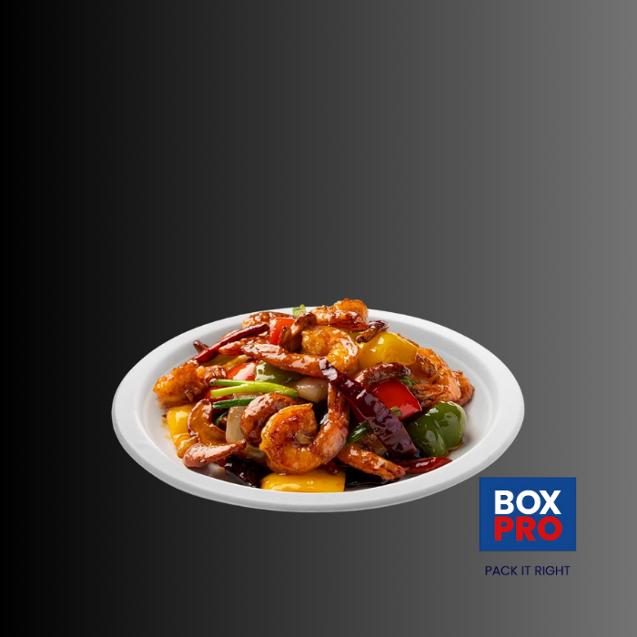 9 Inch Biodegradable Bagasse Heavy-Duty Plates
